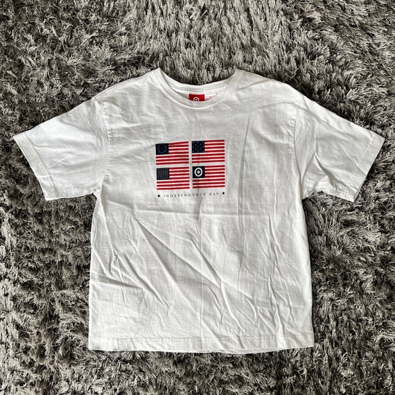 Vintage Target Independence American Flags T-Shirt - image 1