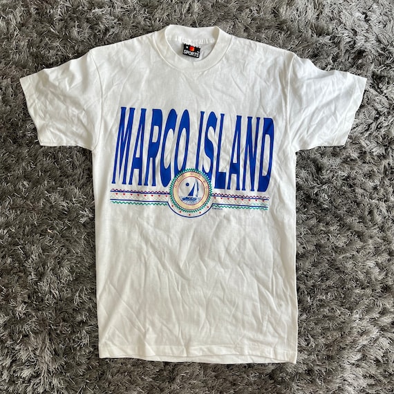 Vintage 1992 Marco Island Single-Stitch T-Shirt - image 1