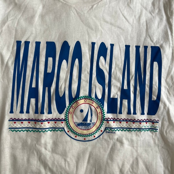 Vintage 1992 Marco Island Single-Stitch T-Shirt - image 2