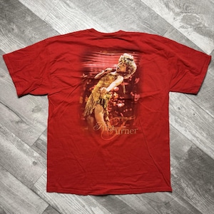 Vintage 2000 Red Tina Turner T-Shirt
