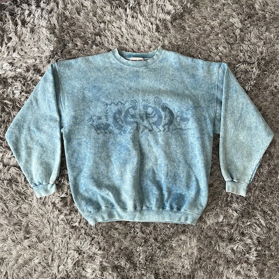 Vintage Stone Aged Rockwear Hanes Sweatshirt 