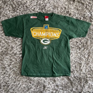 Vintage 2002 Green Bay Packers NFC North Division Champions T-Shirt