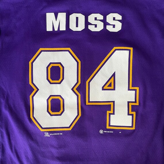 1998 Minnesota Vikings Randy Moss Jersey Style T-… - image 6