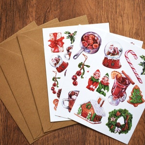 Conjunto de 3 cartões de Natal | Impressão artística A6 | Cartão postal | Cartão comemorativo