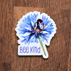Pegatina de abeja amable