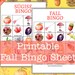 Printable Fall Bingo Sheet PDF Digital Download - Etsy