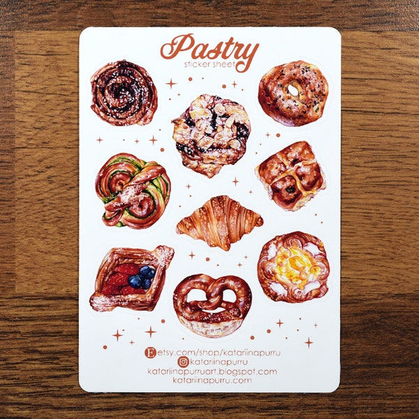 Pastry Sticker Sheet