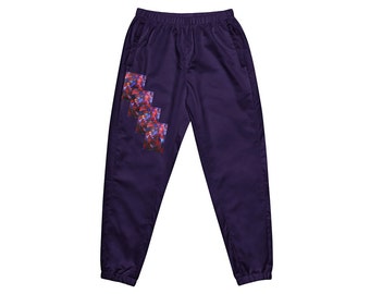 Gender neutral track pants, tracksuit, streetwear style, sneaker head, streetwear pants, workout pants, hiking gear, custom printed