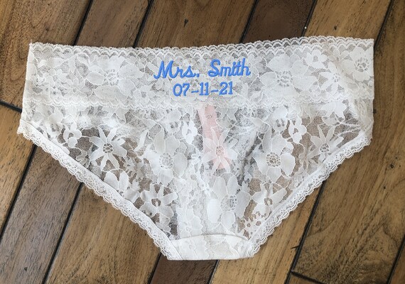 embroidered underwear