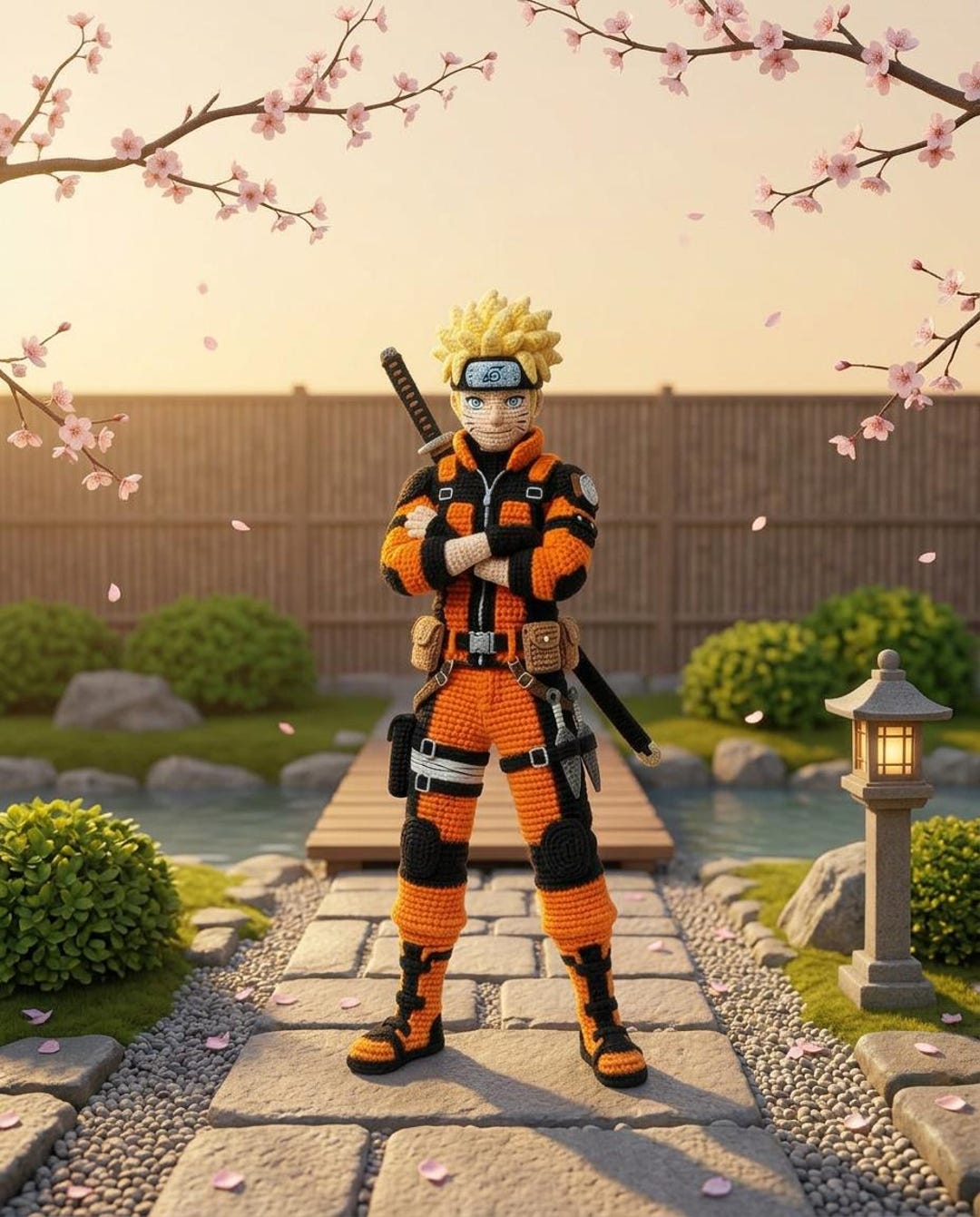 Naruto Uzumaki Crochet Pattern PDF | Anime Amigurumi Ninja Doll ...