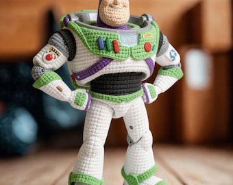 Buzz LightYear Crochet Pattern PDF | Astronaut Amigurumi Doll| Beginner Toy Making Guide( Digital Download)