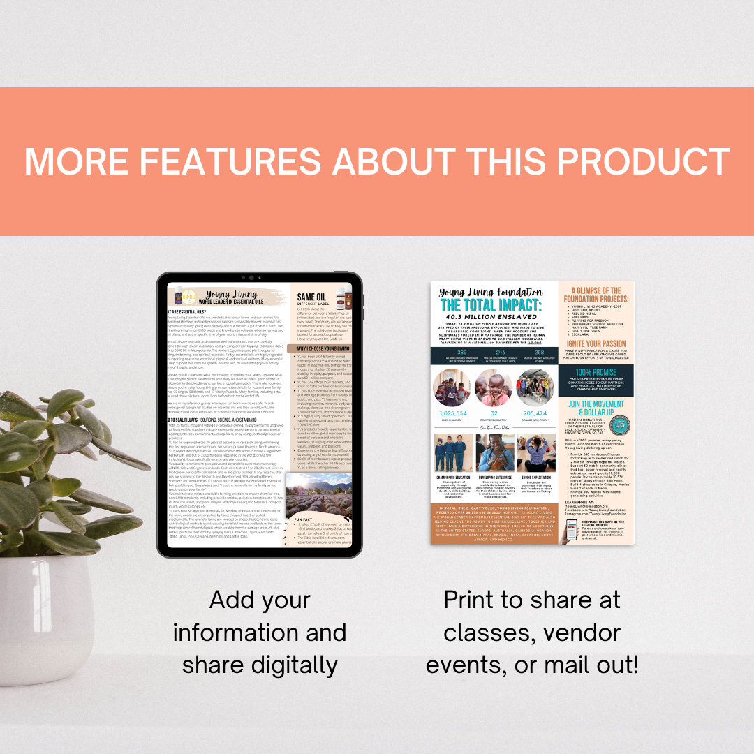 NEW 2023 Ultimate Young Living Flyer Bundle for Classes, Events, &amp; Happy Mail New Members - Etsy