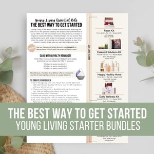 NEW Make a Shift and Premium Oils Starter Bundle Flyer | Young Living PSB | Essential Oils | Printable | Happy Mail | Vendor Events