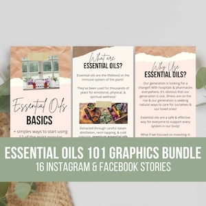 Essential Oils 101 Basics with Young Living Essential Oils for IG Stories