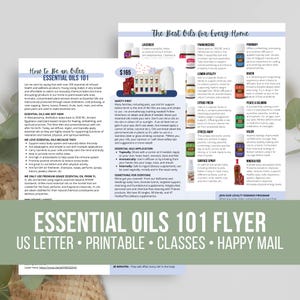 Folleto de Aceites Esenciales 101: Folleto de la clase de Young Living (Descarga digital)
