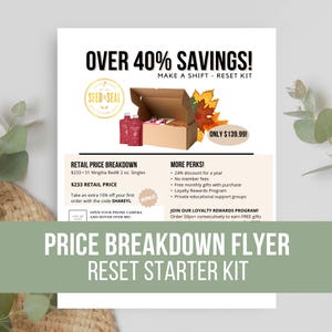 NingXia Red Reset Kit 2026 Preisübersicht Flyer Herbstdesign (Druckversion)