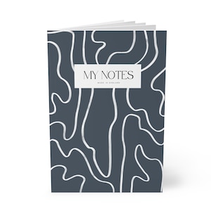 Carnet de notes A5 minimaliste moderne à couverture souple | Journal « Mes notes » | Carnet de notes pour les amateurs de papeterie | Cadeau pour étudiants |
