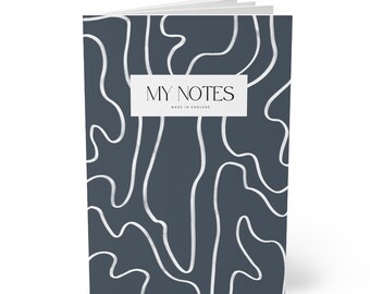 Libreta minimalista moderna de tapa blanda A5 / Diario 'Mis notas' / Libreta para amantes de la papelería / Regalo para estudiantes /