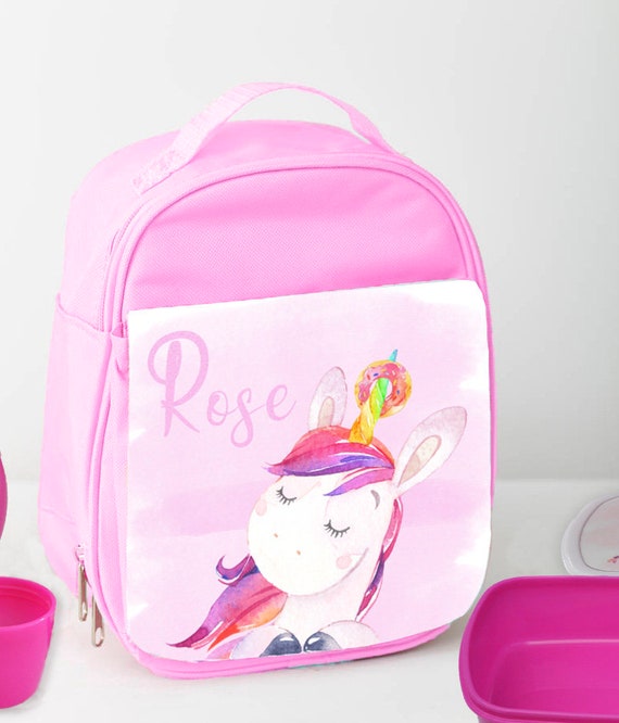 pink unicorn lunch box