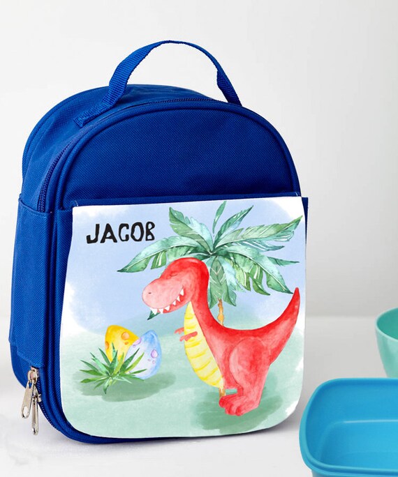 personalised dinosaur lunch box