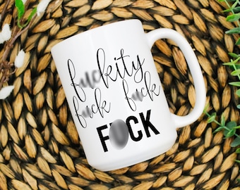 Funny Mug | F Bomb Mug F Word Mug | Adult Mature Cuss Words | Sarcastic Mug | Funny Coffee Mug