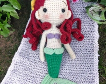 Ariel, The little mermaid, handmade gifts, top toys idea 2024, baby shower gift, toys for baby, toys for tots 2024, daughter best gift, best