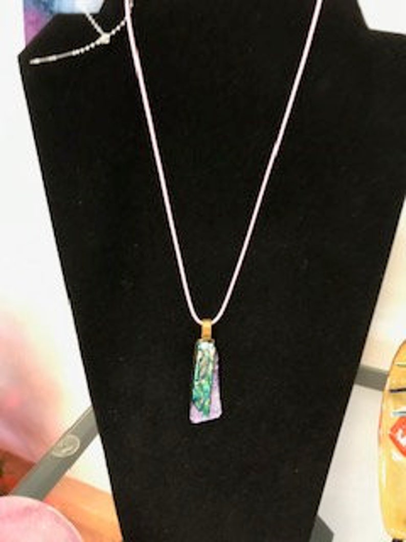 glass fused necklace