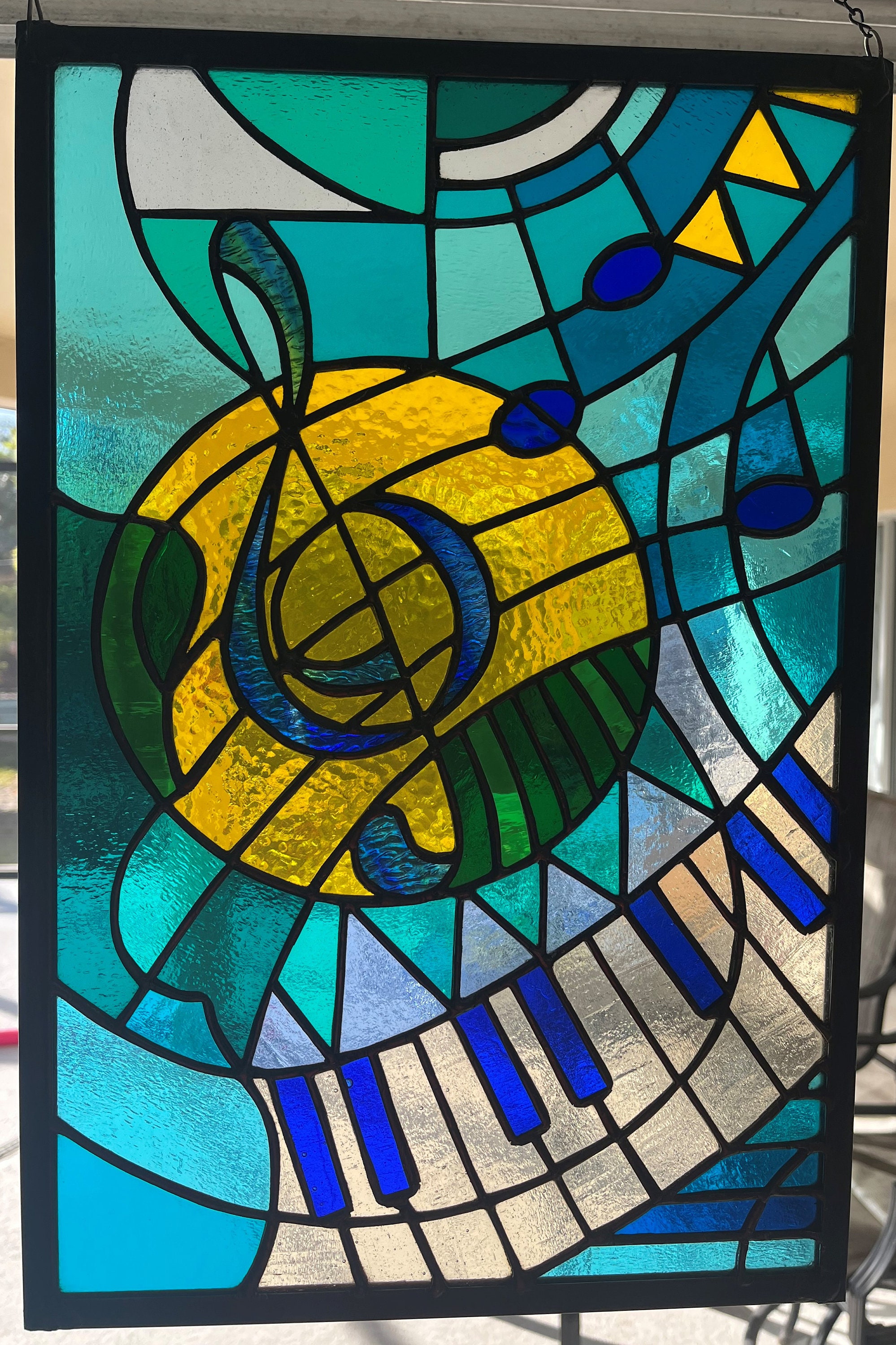 アート・デザイン・音楽 HOW TO WORK IN STAINED GLASS Stained Glass Music Notes - Etsy
