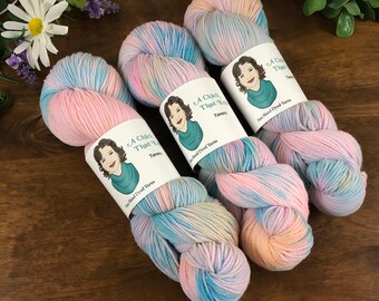 Hand dyed yarn "Candyland"