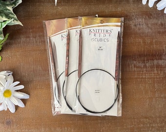 US 10.5 Circular Knitting Needles Knitter's Pride Cubics