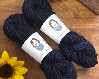 Super Bulky "Admiral" Hand Dyed Yarn