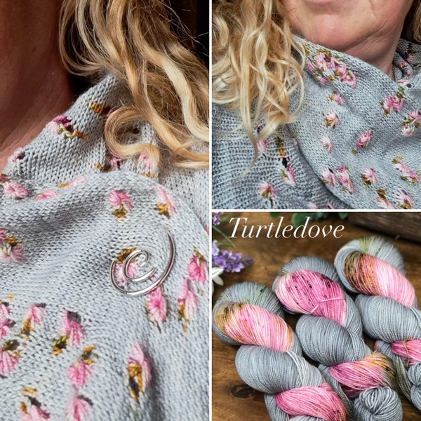 Hand dyed yarn "Turtledove"