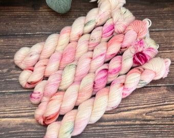 A Rose a Day Hand-dyed Mini Skeins