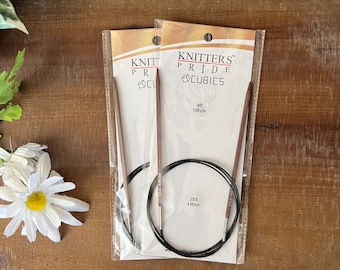 US 6 Circular Knitting Needles Knitter's Pride Cubics