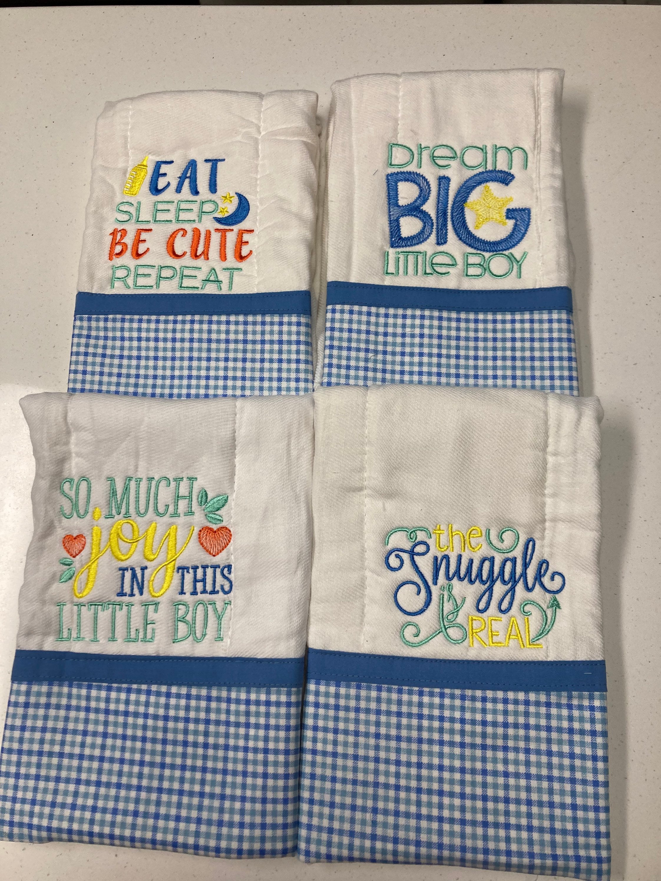 Baby Boy Burp Cloths Custom Burp Cloths Diaper Burp Cloths Embroidered for Boys Dream Big Little One Baby Burp Cloths Etsy