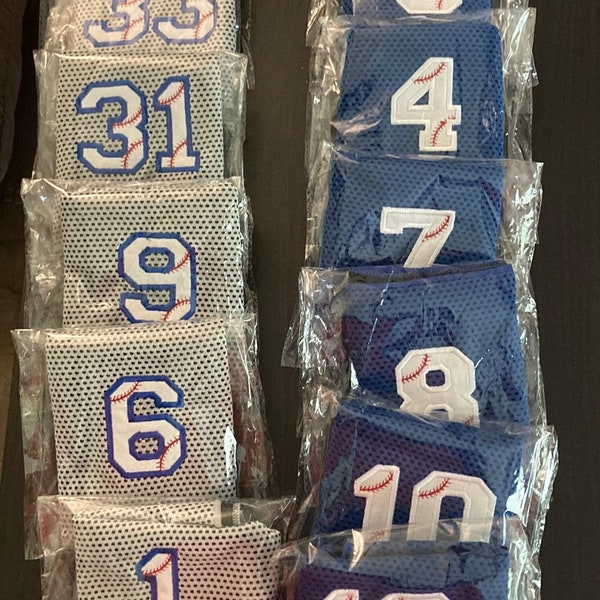 Embroidered Baseball Numbers Cooling Towels,  softball cooling towels, Personalized baseball cooling towels with jersey number