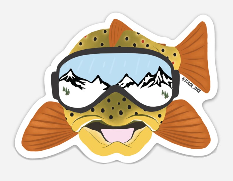 Ultimate Trout Bum Sticker Pack Etsy UK