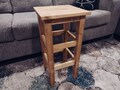 Solid Wood 24 Inch Stool