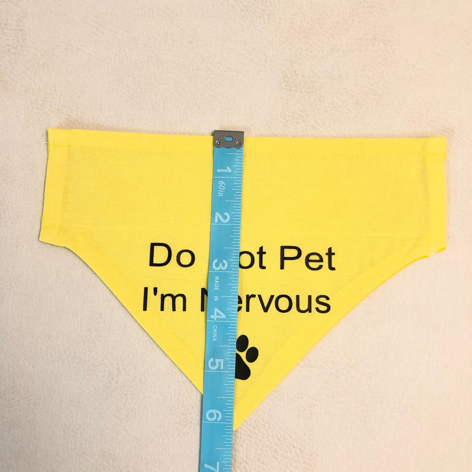 Don't Touch Do Not Pet Reversible Over The Collar Etsy