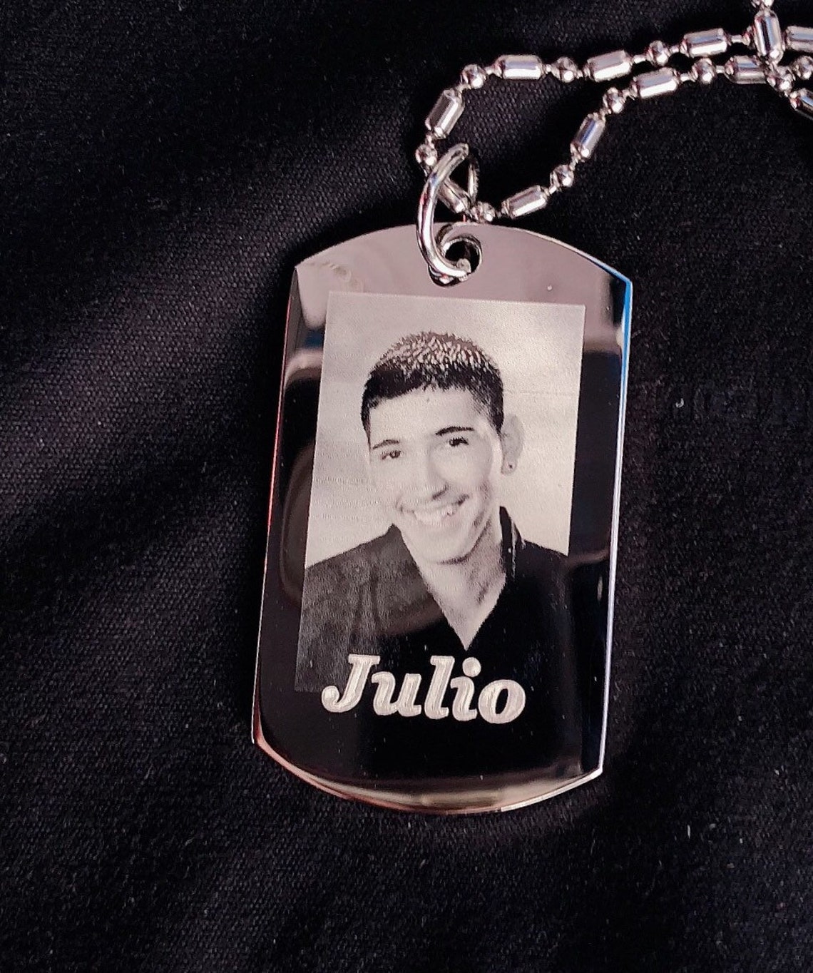 Personalized Engraved Pendant with your photo Etsy