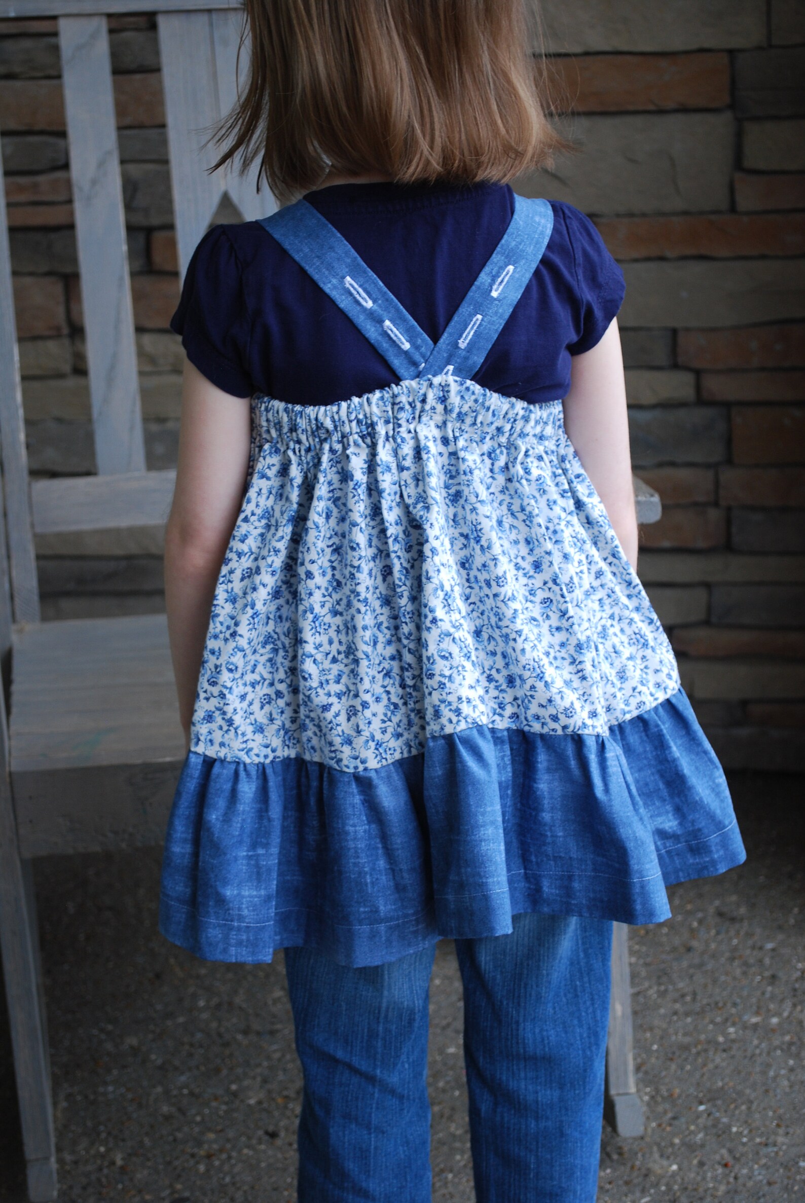 Little Girl Shirt/Skirt & Baby Dress All In One Etsy