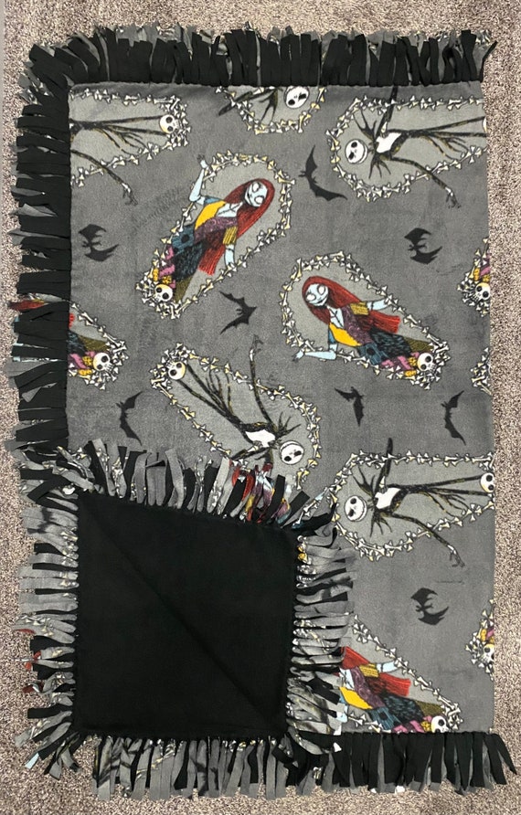 The nightmare before christmas fleece throw hotsell