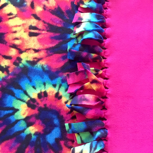 Tie Dye Blanket Etsy