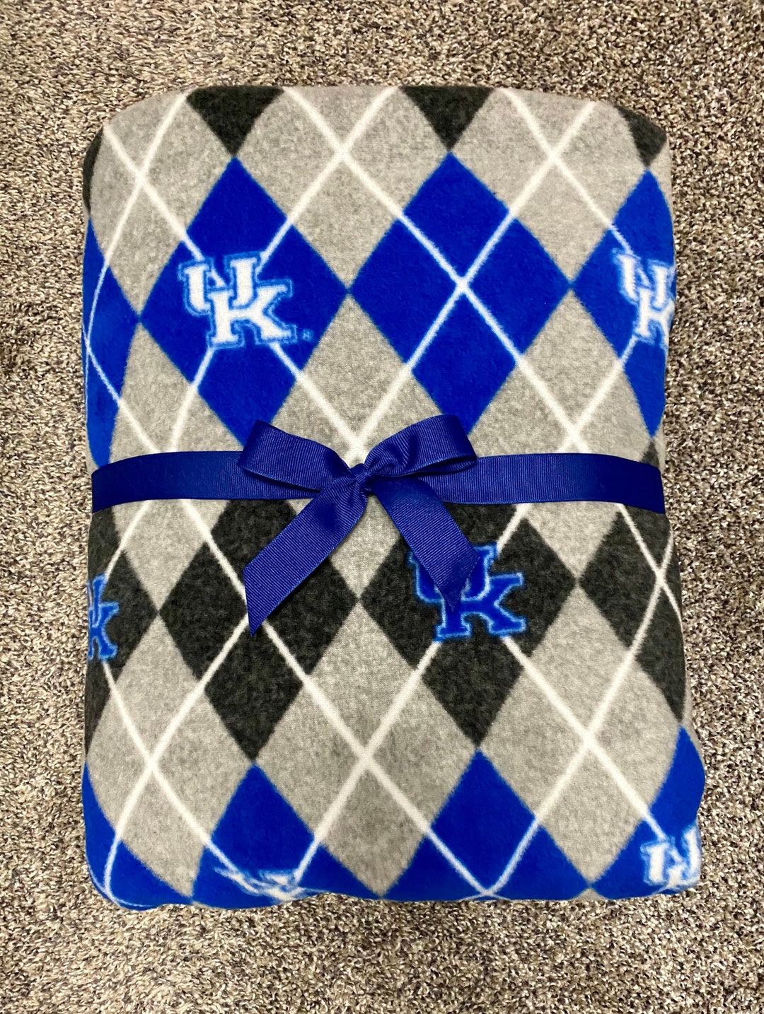 Kentucky Wildcats No Sew Fleece Blanket Football Blanket Etsy