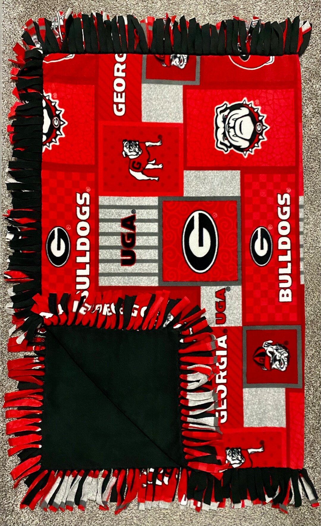 Uga fleece blanket hotsell