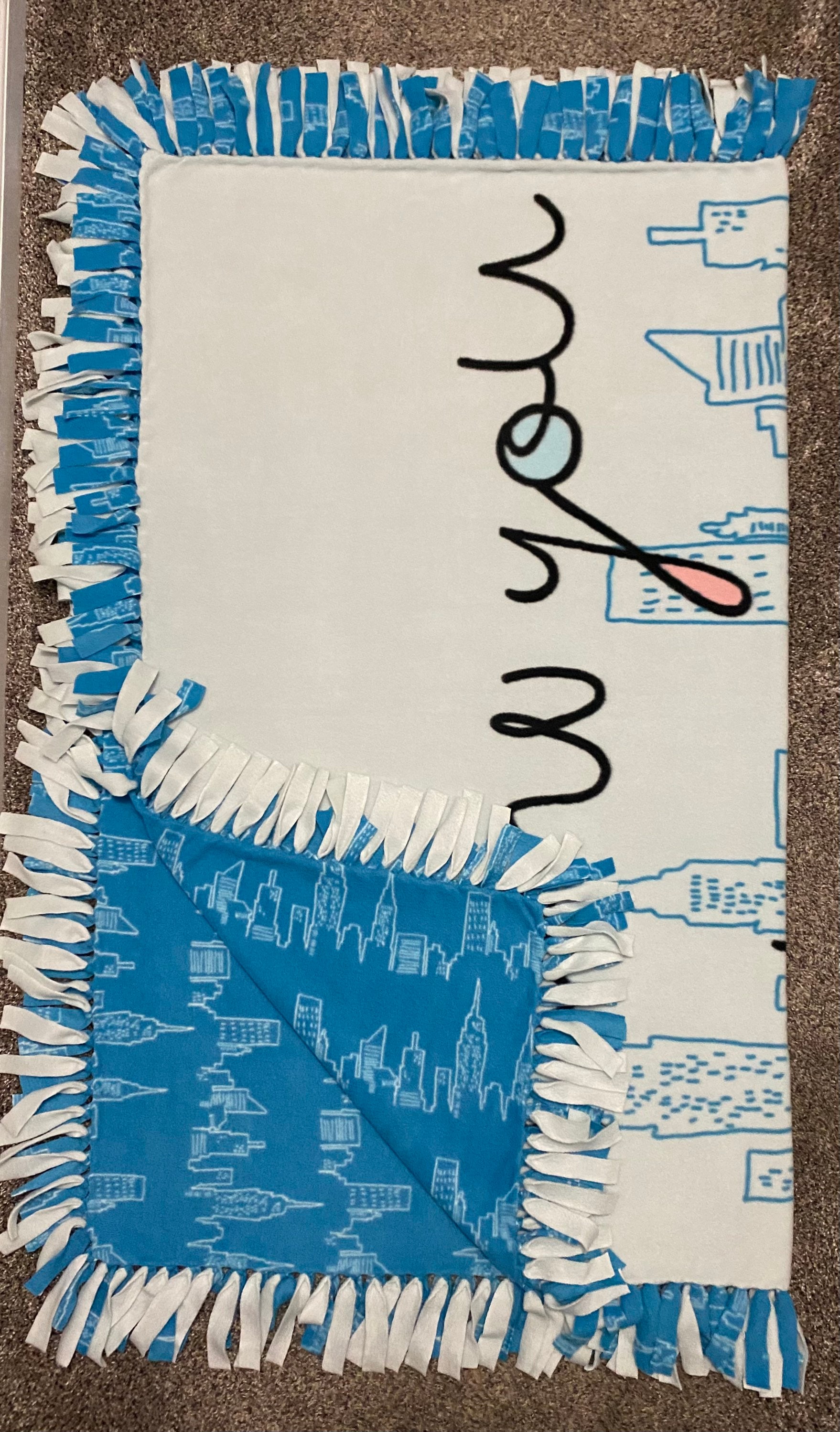 Friends no sew fleece blanket hot sale