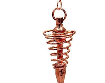 Pendulum - brass, copper color, heketa, divination tool , altar tool