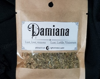 Damiana / Pastoorskruidblad -  Food Grade - Turnera diffusa