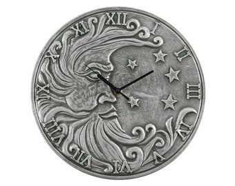 SILVER MOON CLOCK