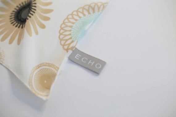 ECHO XL silk scarf/wrap in a GORGEOUS retro Bohem… - image 5